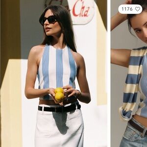 NWT Anthropologie Bishop + Young Striped Tank